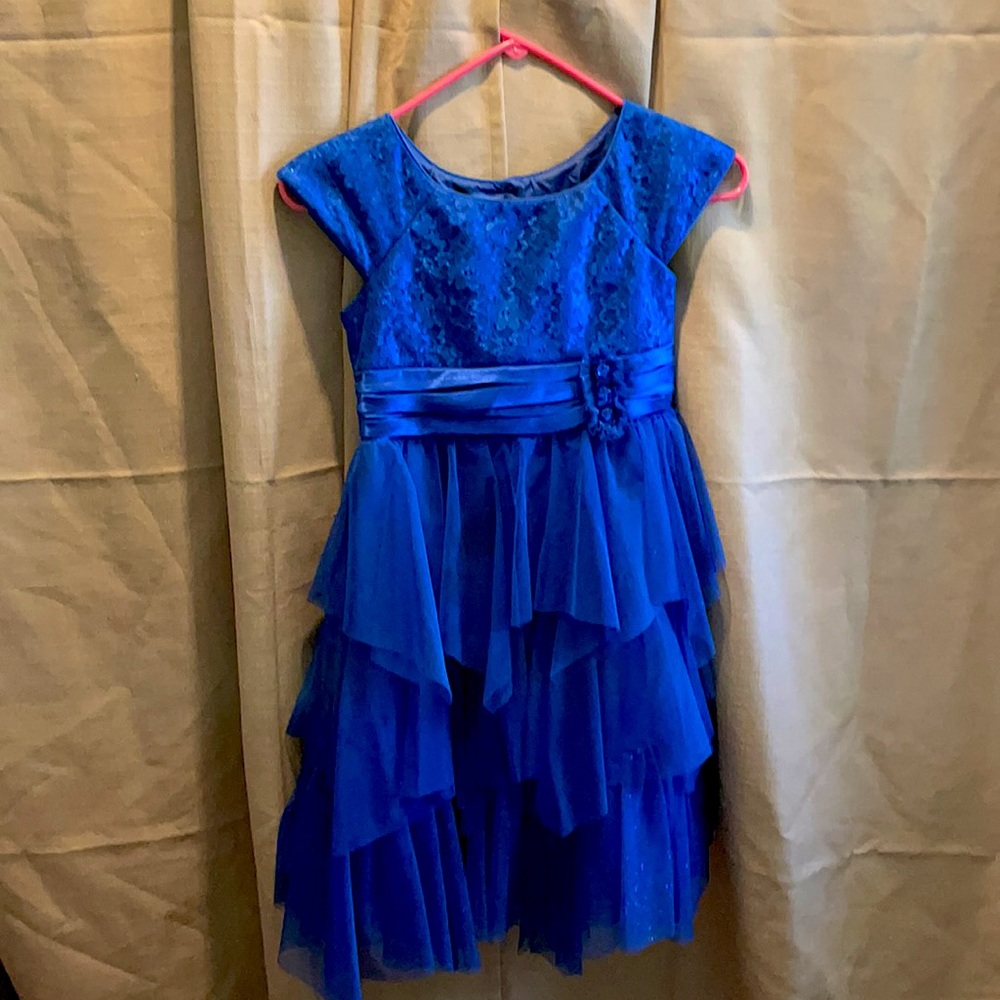 Royal blue formal dress